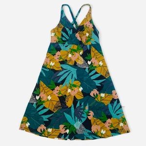 Patagonia Amber Dawn Dress-Tropical Floral Print-XS